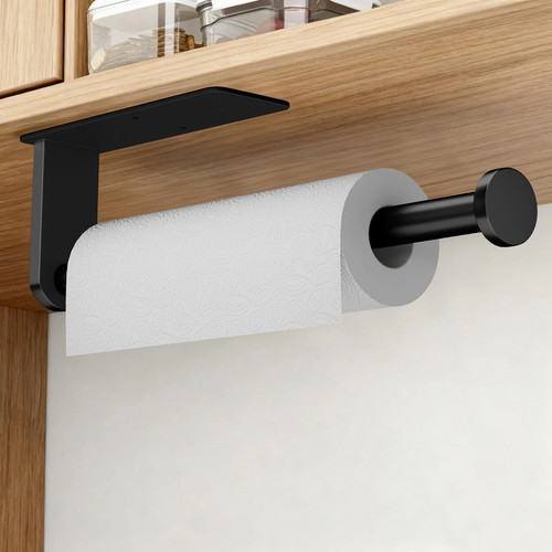 Black paper towel holder - paper,