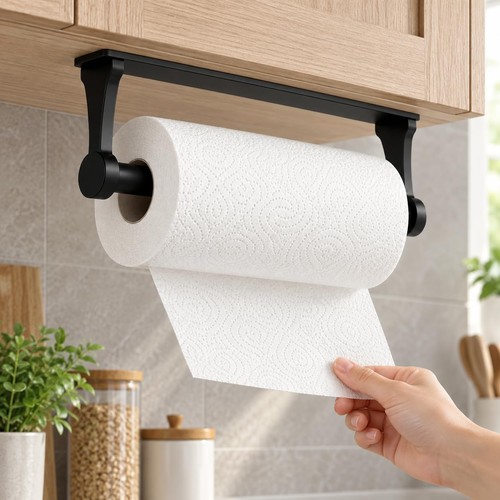 Towel holder under cabinet - holder,