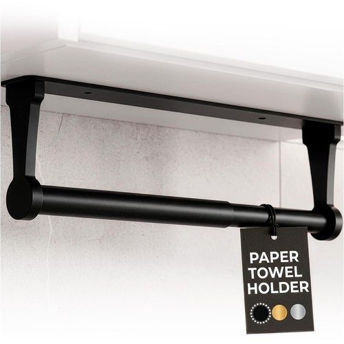Black towel holder under - black,
