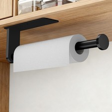 Black Paper Towel Holder Under